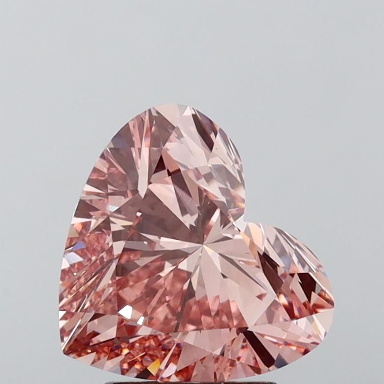 3.67 Carat Heart Cut Fancy Pink