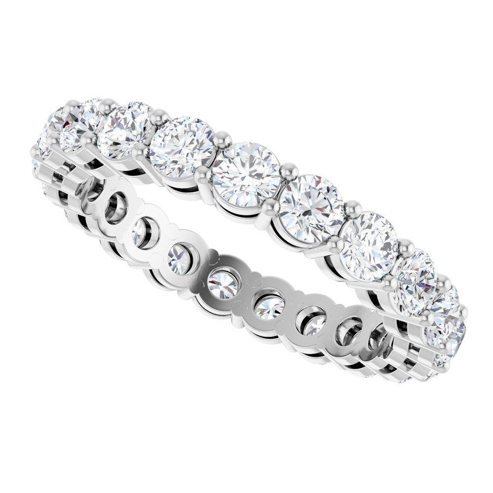 Lab-Grown Diamond Shared Prong Eternity Band