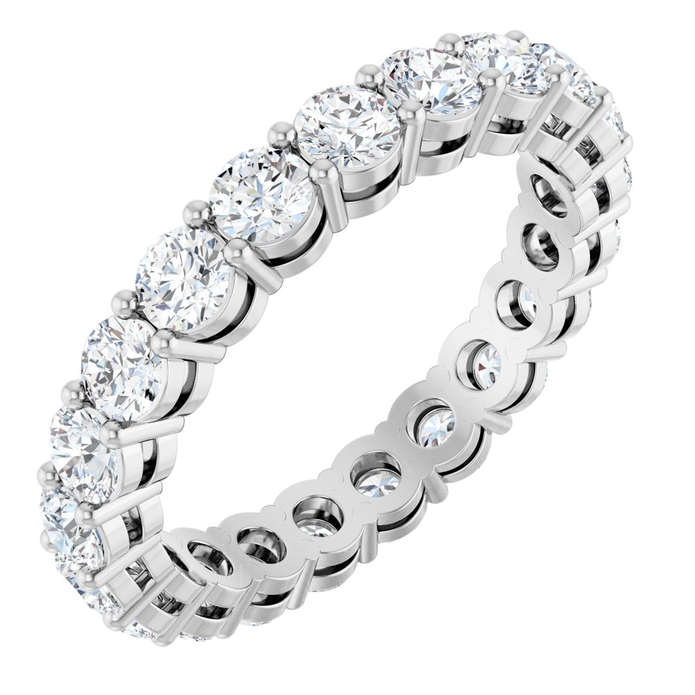 Lab-Grown Diamond Shared Prong Eternity Band