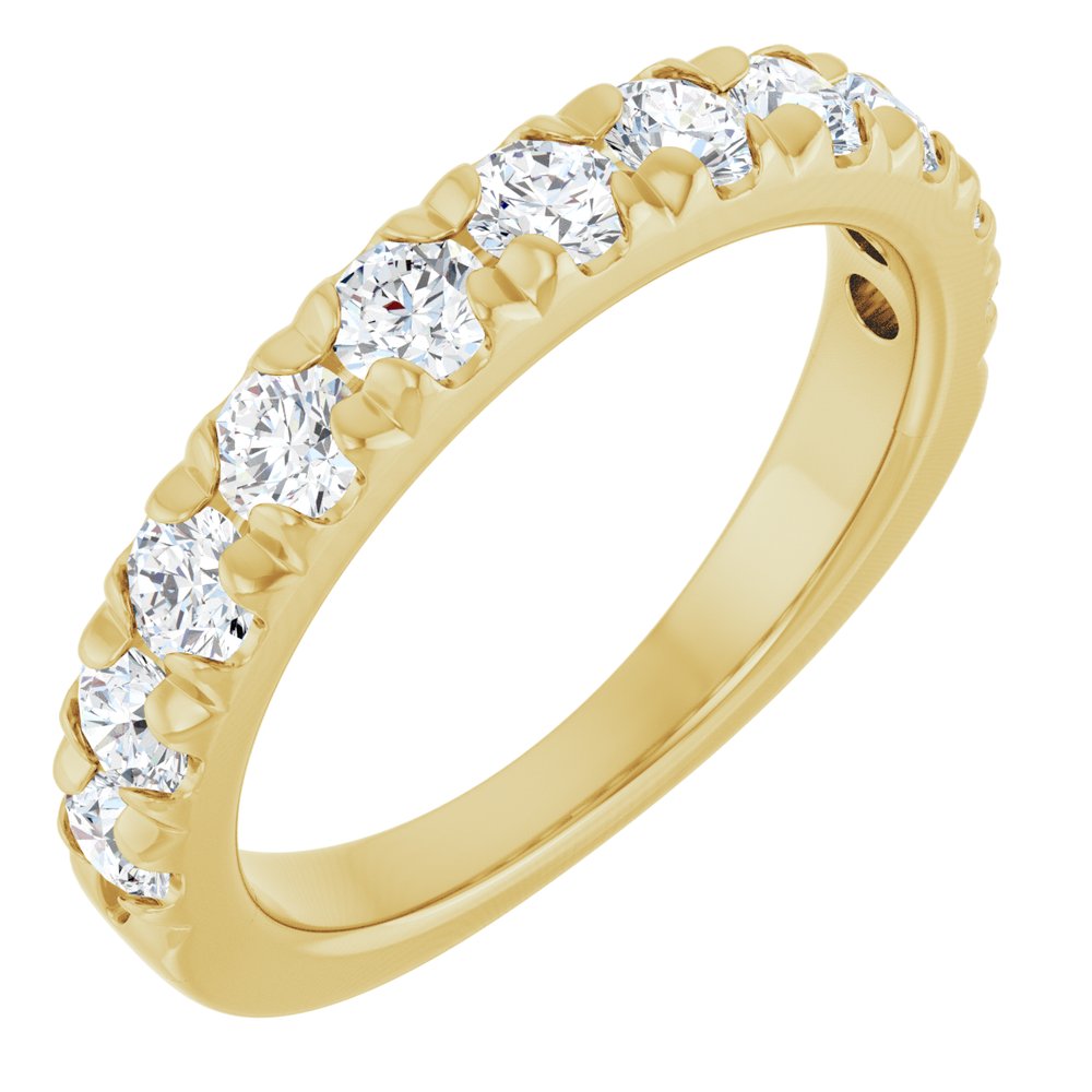 Lab-Grown Diamond French-Set Anniversary Band