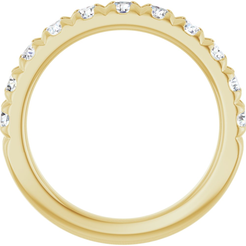 Lab-Grown Diamond French-Set Anniversary Band