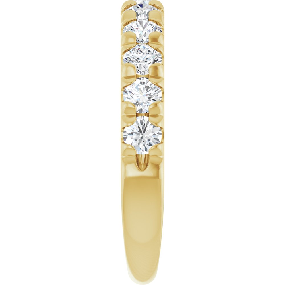 Lab-Grown Diamond French-Set Anniversary Band