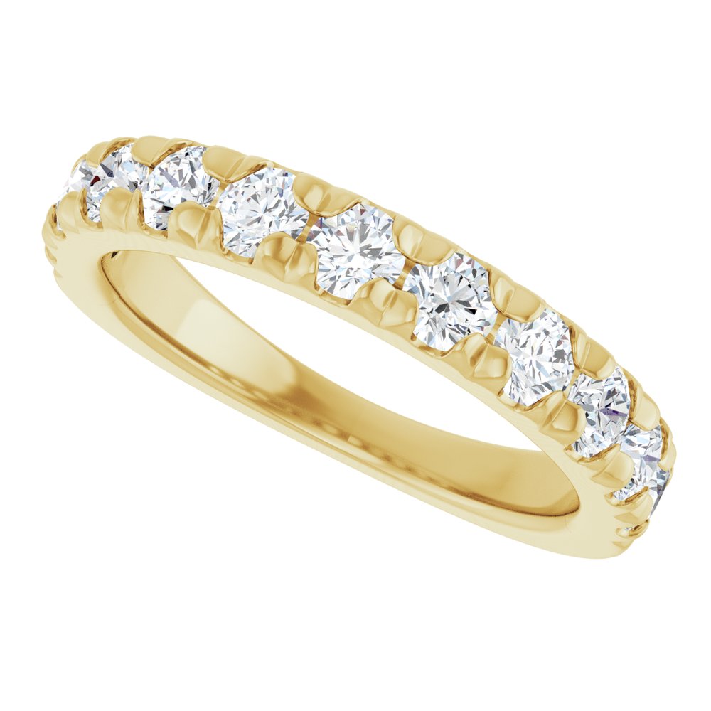 Lab-Grown Diamond French-Set Anniversary Band