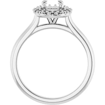 Halo Engagement Ring Setting