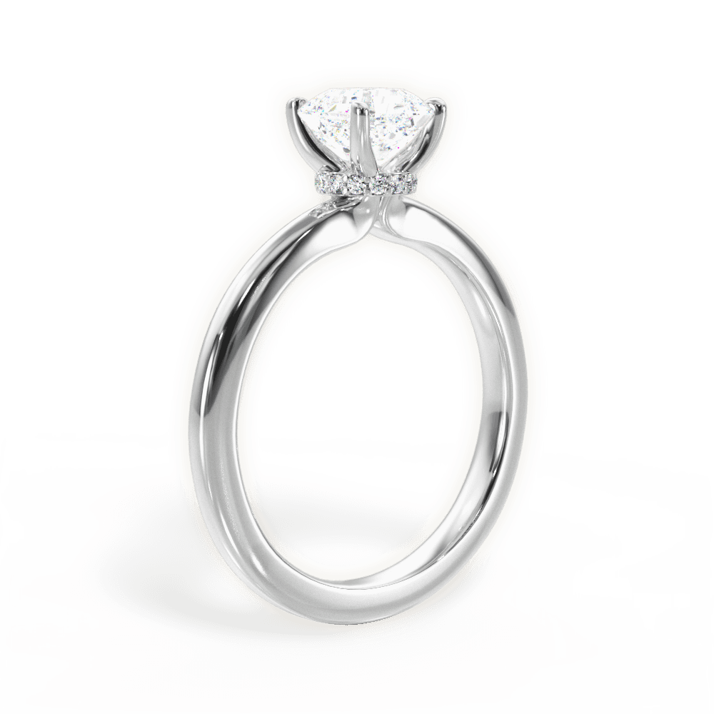 Hidden Halo Engagement Ring Setting