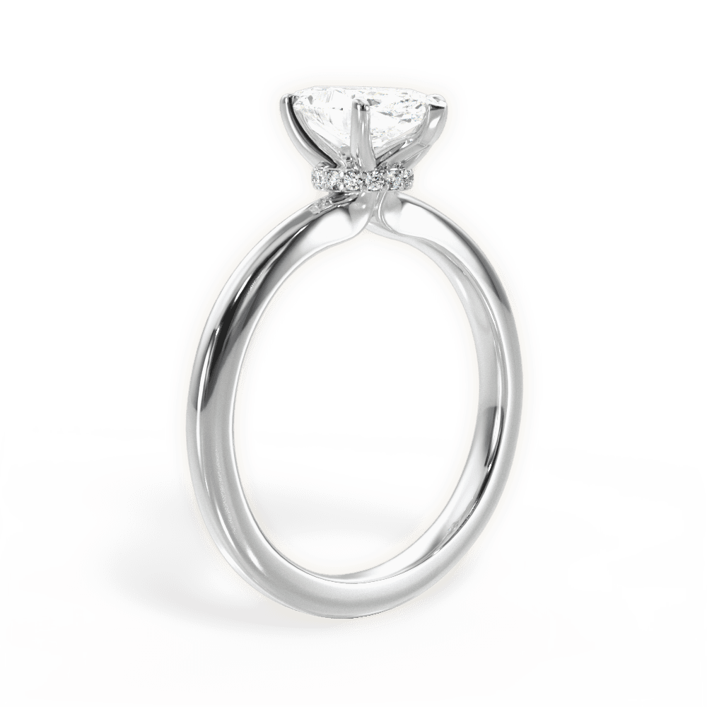 Hidden Halo Engagement Ring Setting
