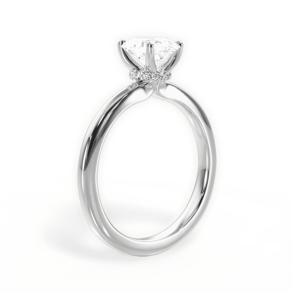 Hidden Halo Engagement Ring Setting