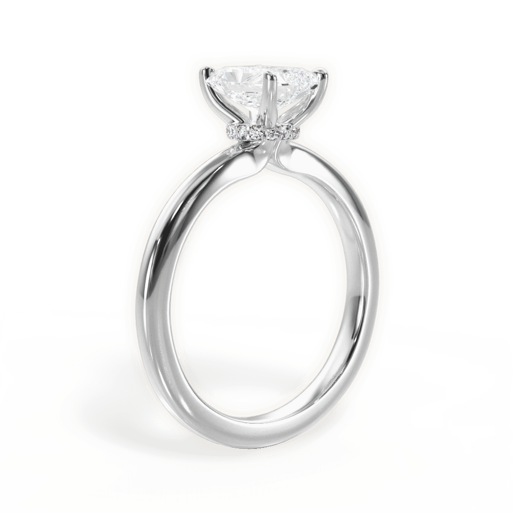 Hidden Halo Engagement Ring Setting
