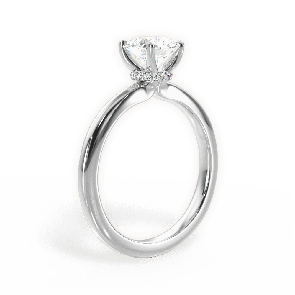 Hidden Halo Engagement Ring Setting