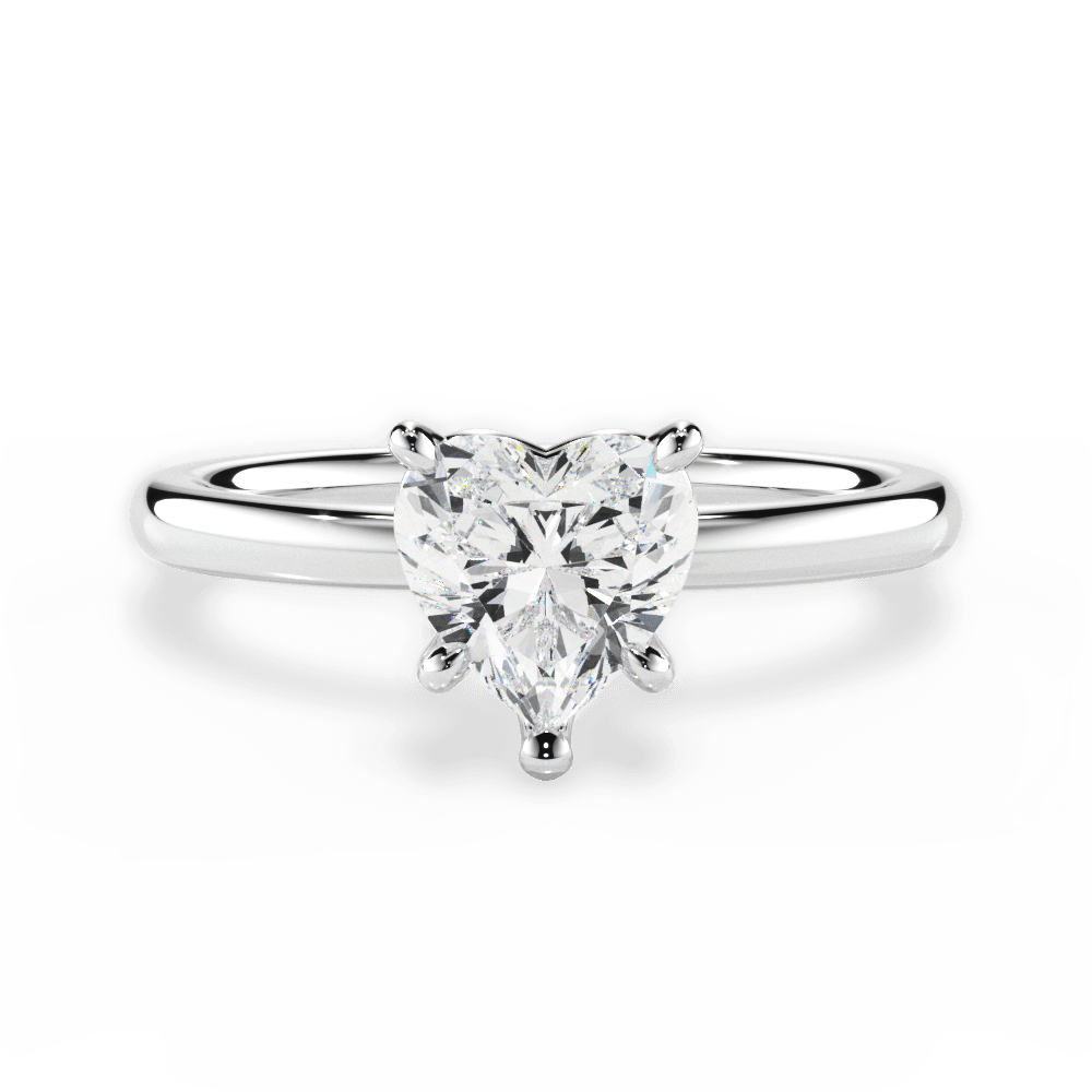 Classic 4-Prong Solitaire Engagement Ring Setting