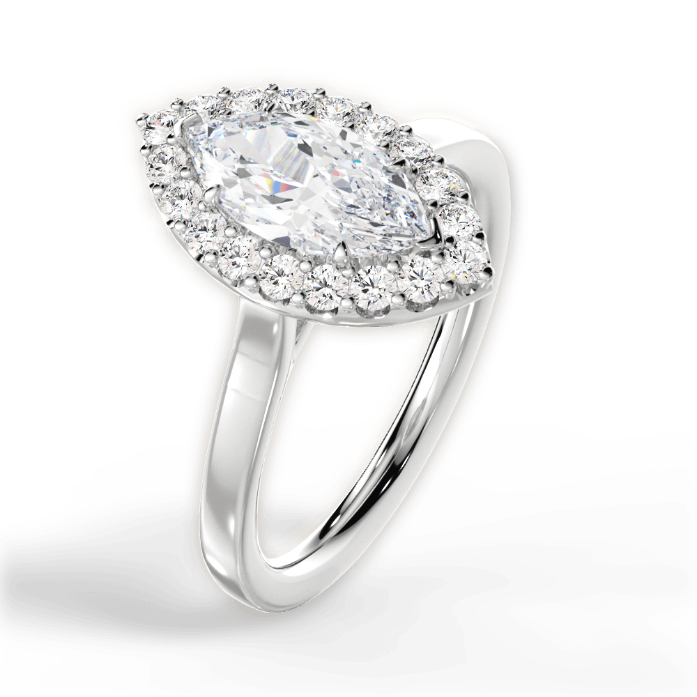 Halo Engagement Ring Setting