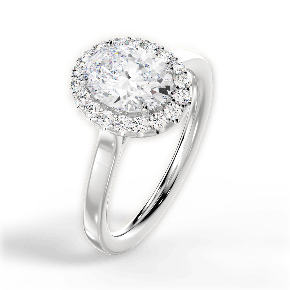 Halo Engagement Ring Setting