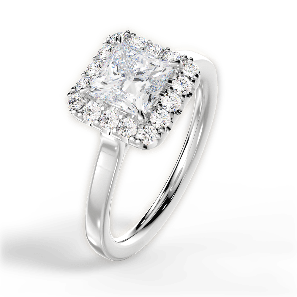 Halo Engagement Ring Setting