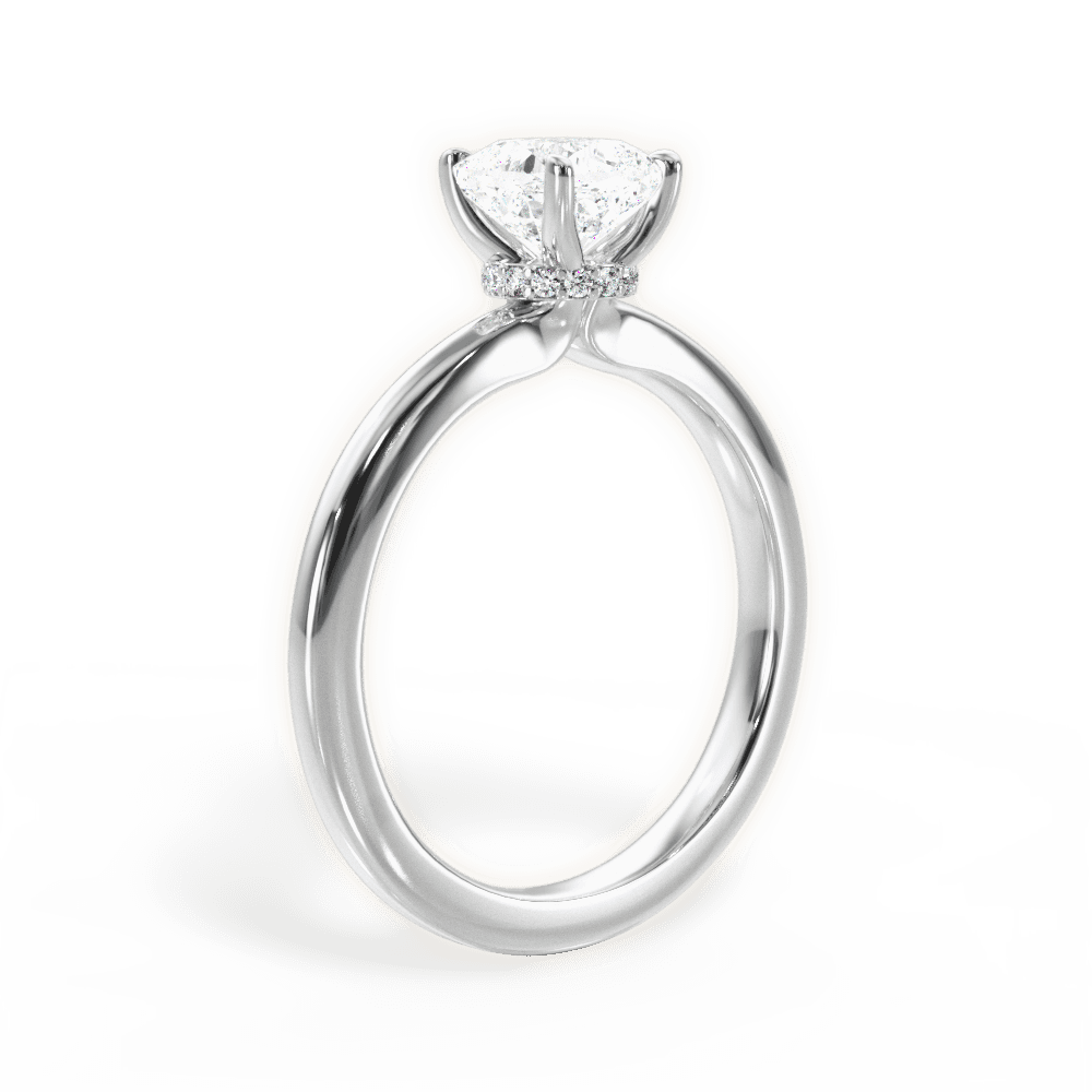 Hidden Halo Engagement Ring Setting