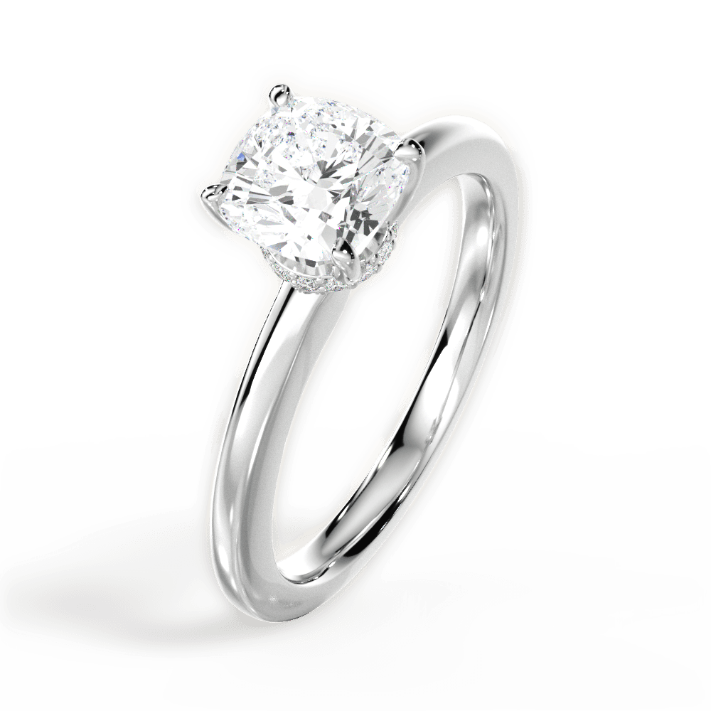 Hidden Halo Engagement Ring Setting