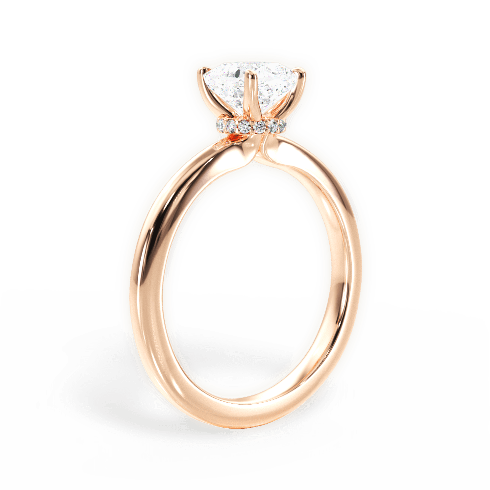 Hidden Halo Engagement Ring Setting