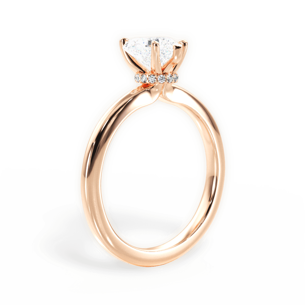 Hidden Halo Engagement Ring Setting