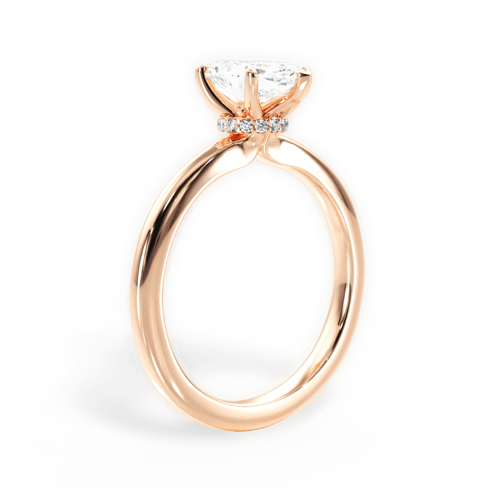 Hidden Halo Engagement Ring Setting