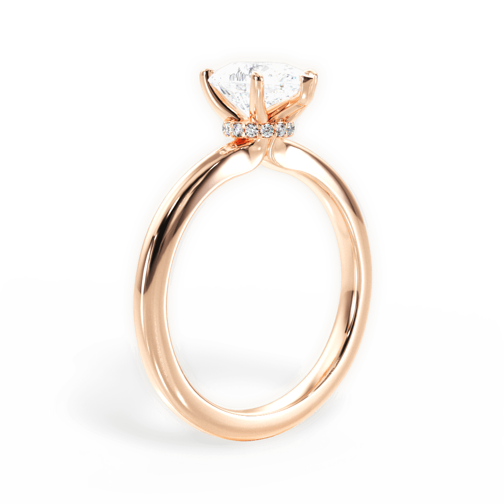 Hidden Halo Engagement Ring Setting