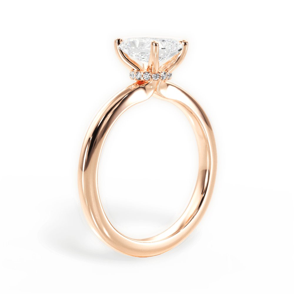 Hidden Halo Engagement Ring Setting