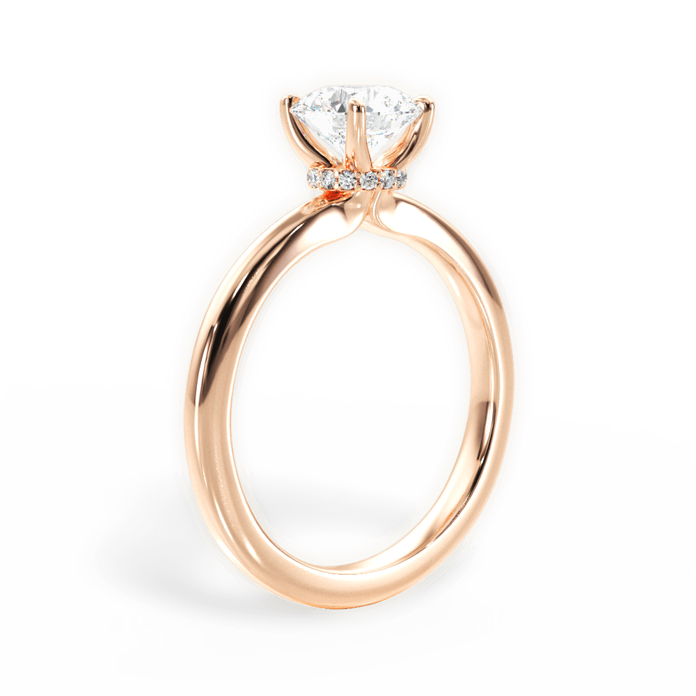 Hidden Halo Engagement Ring Setting