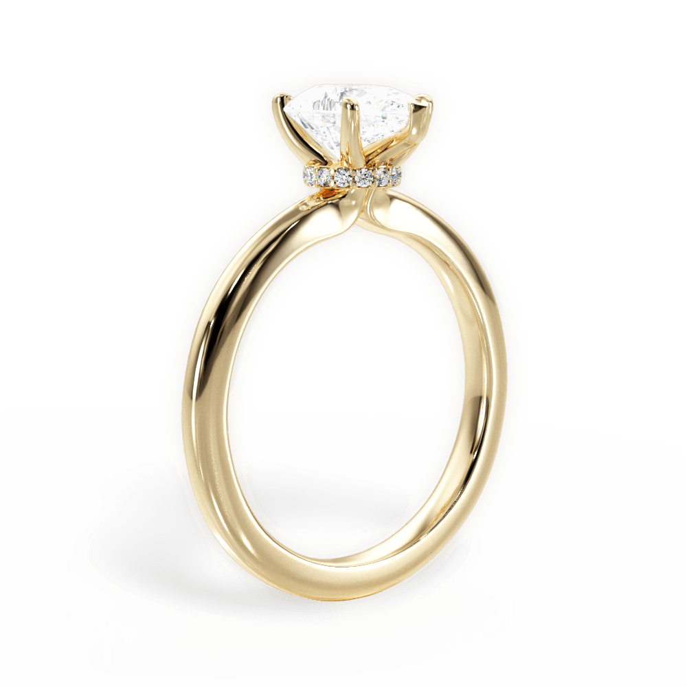 Hidden Halo Engagement Ring Setting