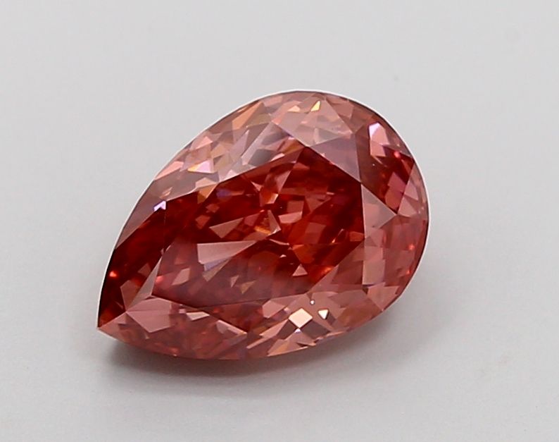 2.03 Carat Pear Cut Fancy Pink