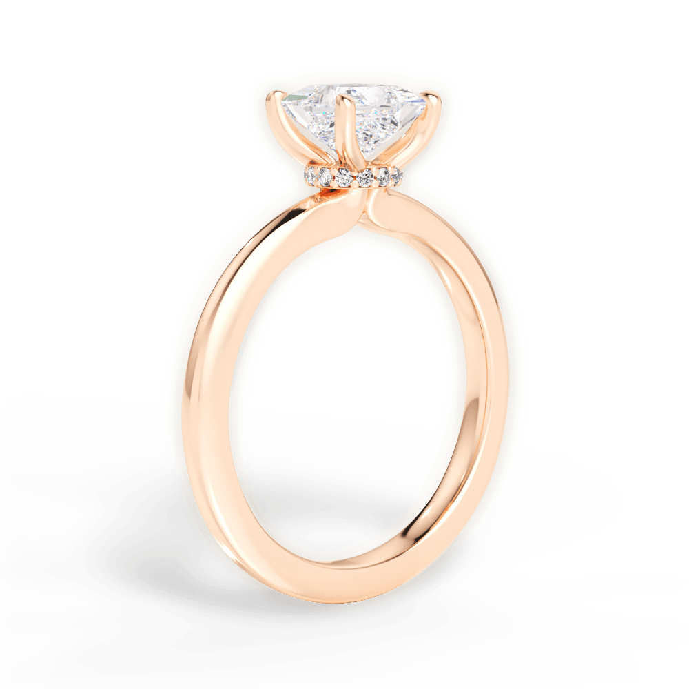 Hidden Halo Engagement Ring Setting