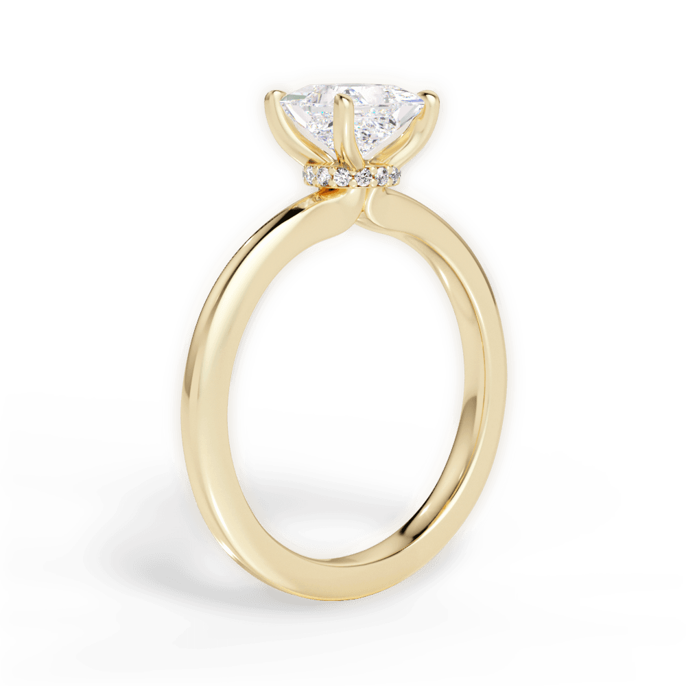 Hidden Halo Engagement Ring Setting