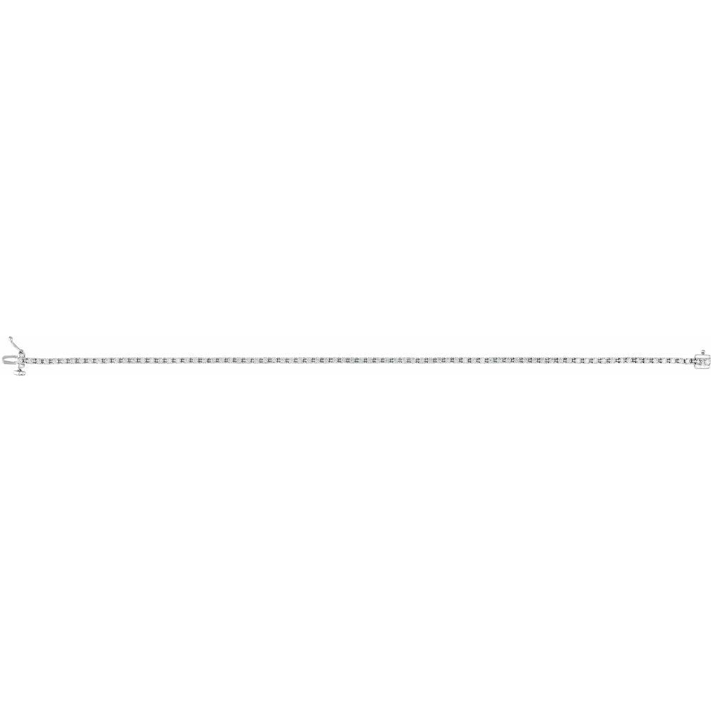 7 1/4" Lab-Grown Diamond Line Bracelet