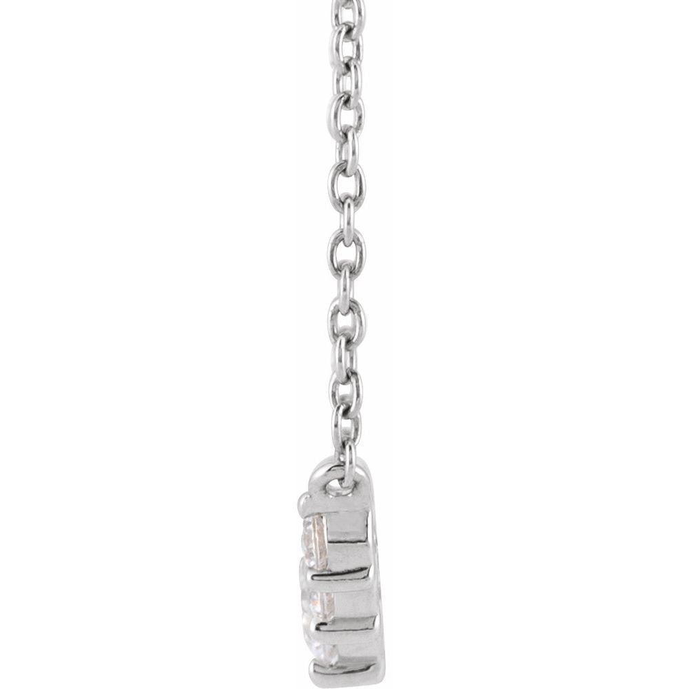 Lab-Grown Diamond Graduated Necklace – 1/3 CTW, 18"