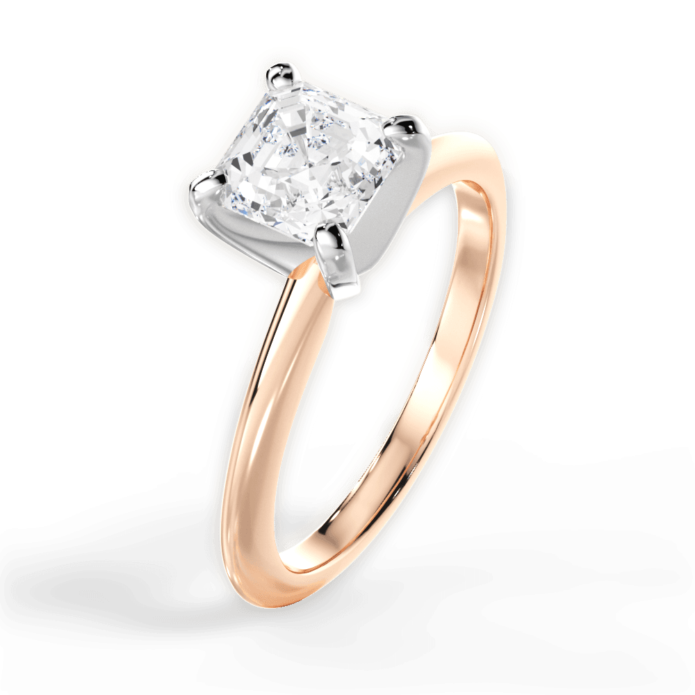 Knife Edge Solitaire Engagement Ring Setting