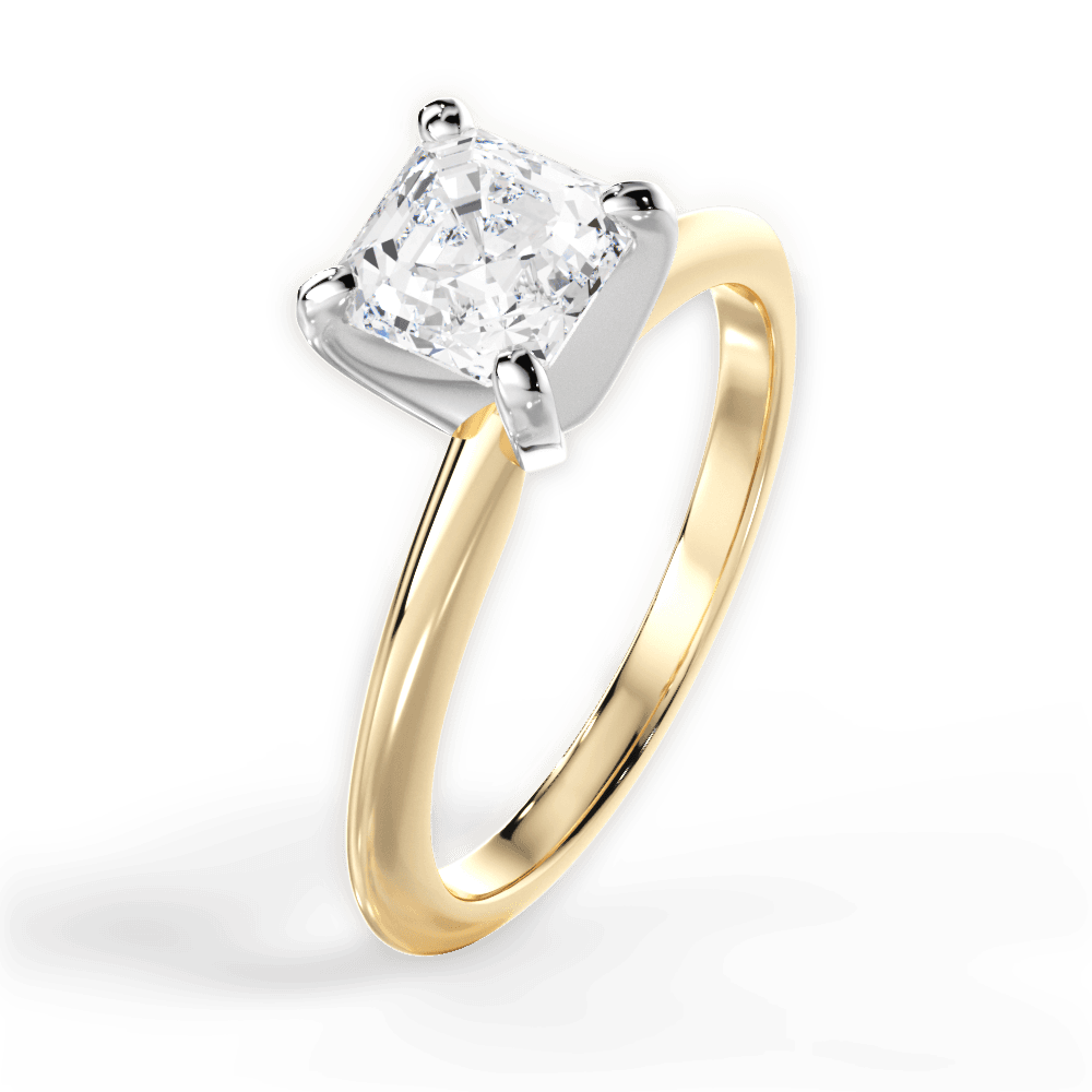 Knife Edge Solitaire Engagement Ring Setting