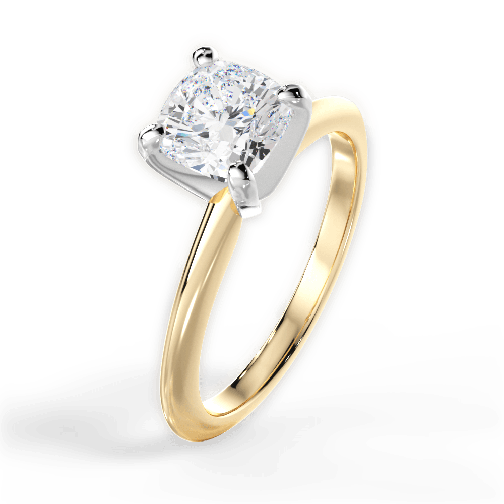 Knife Edge Solitaire Engagement Ring Setting