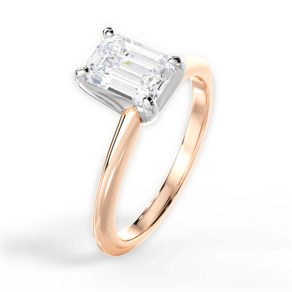 Knife Edge Solitaire Engagement Ring Setting