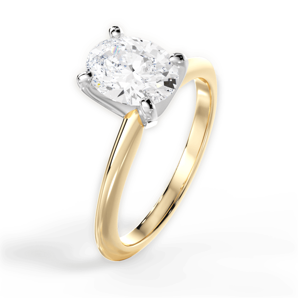 Knife Edge Solitaire Engagement Ring Setting