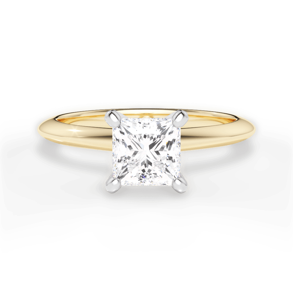 Knife Edge Solitaire Engagement Ring Setting