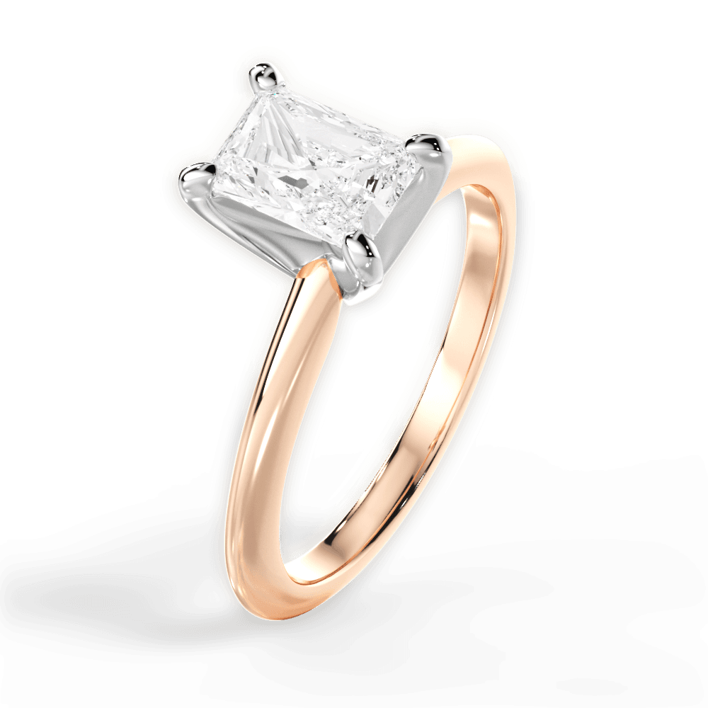 Knife Edge Solitaire Engagement Ring Setting
