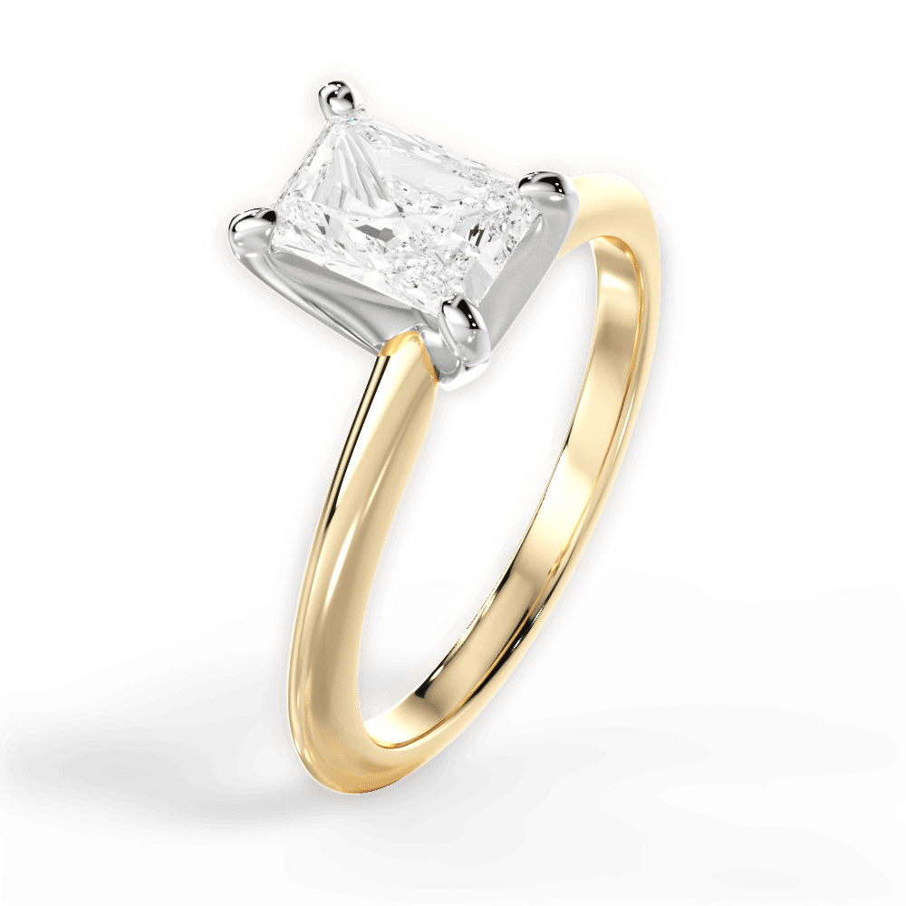 Knife Edge Solitaire Engagement Ring Setting