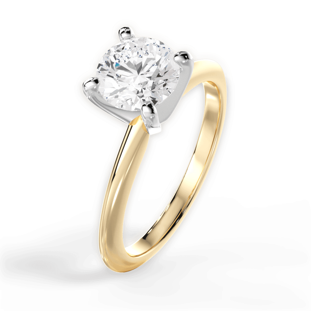 Knife Edge Solitaire Engagement Ring Setting