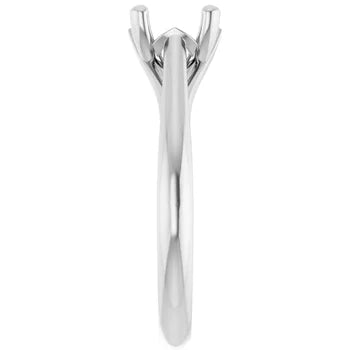 Cathedral Solitaire Engagement Ring Setting