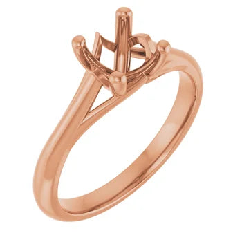 Cathedral Solitaire Engagement Ring Setting