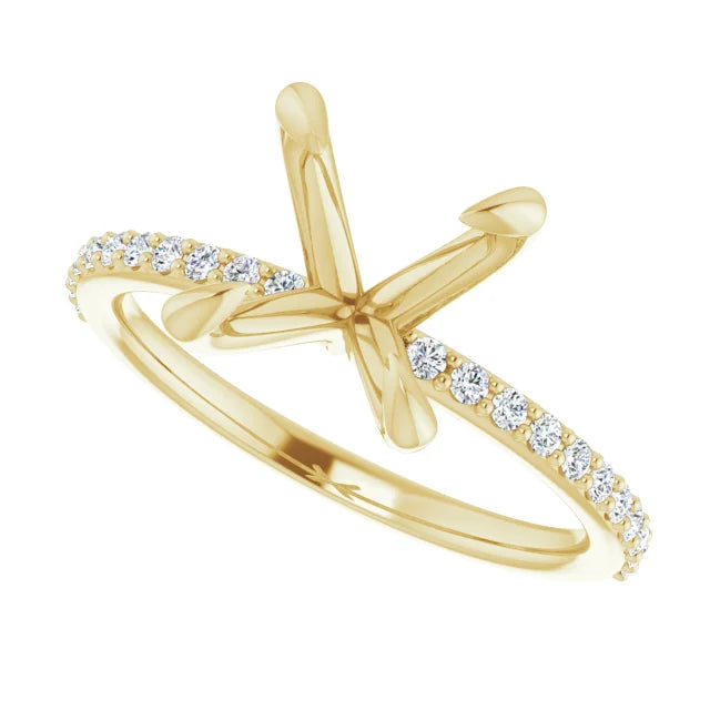 Pavé Engagement Ring Setting