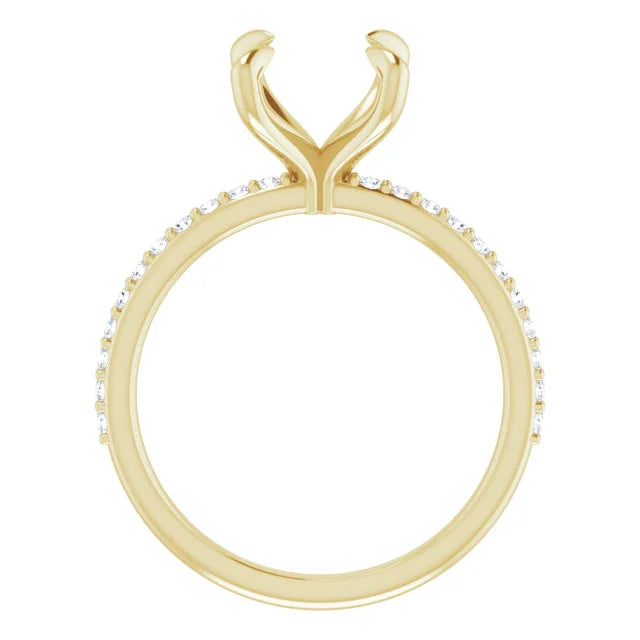 Pavé Engagement Ring Setting