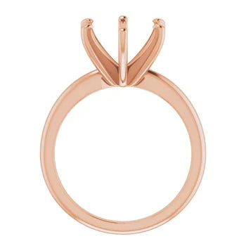 Classic 6-Prong Solitaire Engagement Ring Setting