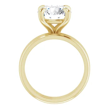 Classic 4-Prong Solitaire Engagement Ring Setting