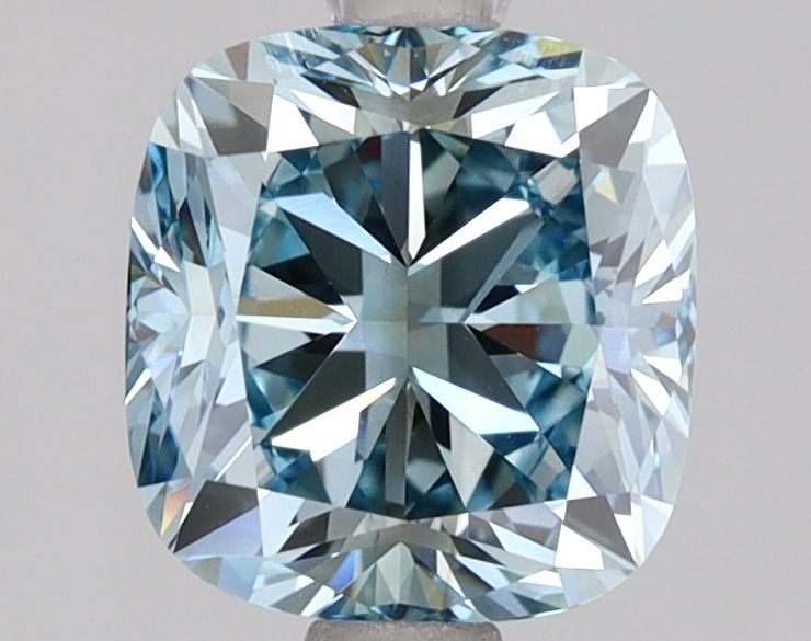 2.05 Carat Cushion Cut Fancy Blue