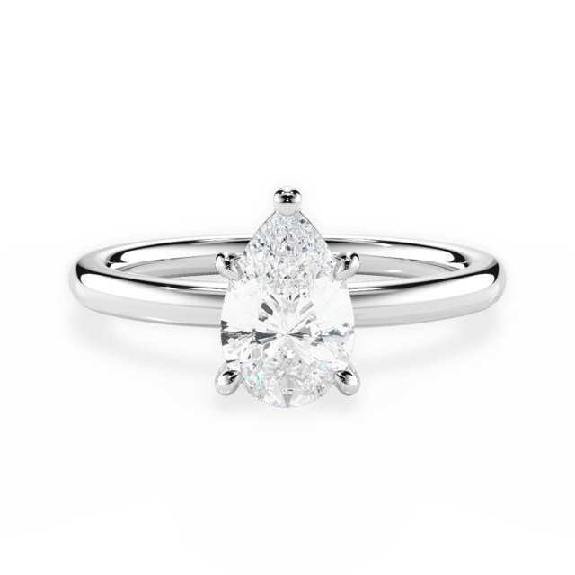 Classic 4-Prong Solitaire Engagement Ring Setting