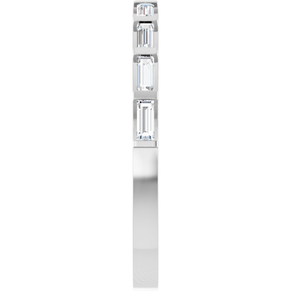 0.5 CTW Lab-Grown Diamond Anniversary Band with Channel-Inspired Setting