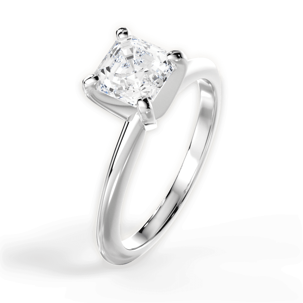 Knife Edge Solitaire Engagement Ring Setting